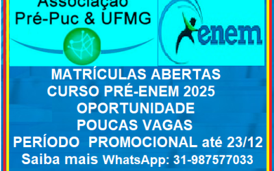 PRE-ENEM/EXTENSIVO ON-LIVE (LIVE/EAD) 2025/2026 – MANHÃ/TARDE/NOITE/SÓ AOS SÁBADOS